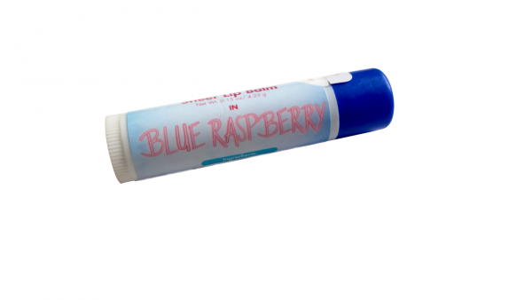 blue raspberry lip balm
